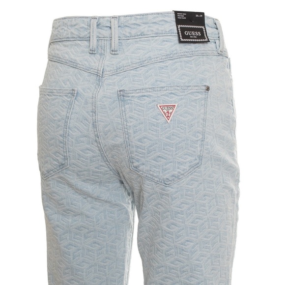 Guess Women’s Dyed Geo 1981 Skinny Jeans High Rise - Picture 7 of 7